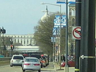 Close of the Capitol from South Capitol Street