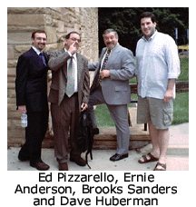 Ed Pizarello, Ernie Anderson, Brooks Sanders and Dave Huberman