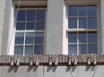 Elephant cornice at Kennedy-Warren building.