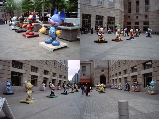 Mickey Mouse Statues in Washington