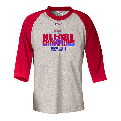 Nats NL East Champion t-shirt. Suck on it and like it.