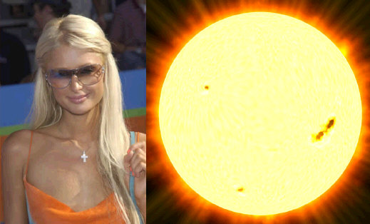 Paris Hilton and the Sun