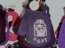 Toddler mitten saying 'USA Oops' 